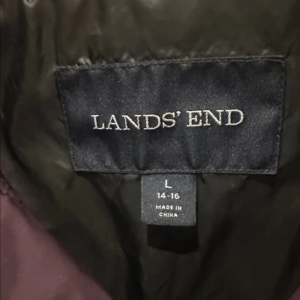 Lands End - Women's Quilted Jacket - Pockets - Picture 2 of 6